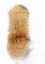 Exkluzívny kožušinový lem na kapucňu - golier medvedíkovec  MX-04 (71 cm) 2