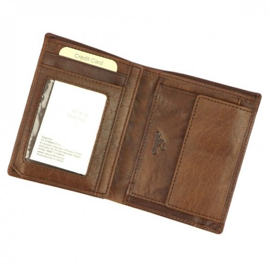 Pánská kožená peněženka El Forrest 2861-22 RFID hnědá 2