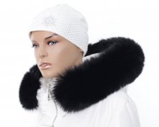 Fur trim on the hood - fox collar L 06/10 (70 cm)