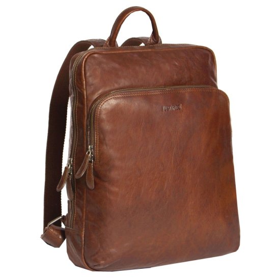 Kožený batoh UNISEX Ringo koňak 1