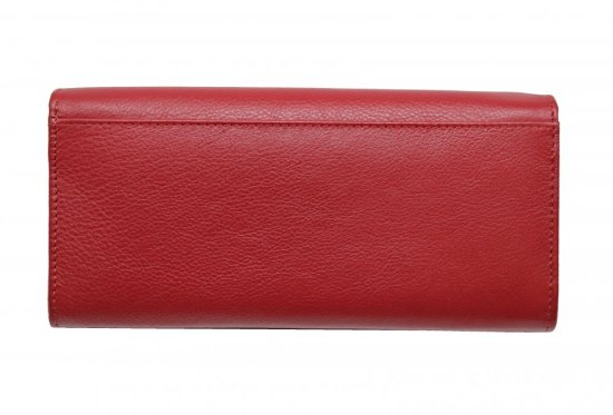Dámská kožená peněženka SG-27066 červená 1