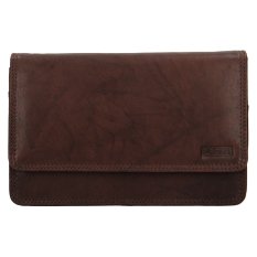 Pánská kožená etue (dokladovka) E-22035 hnědá