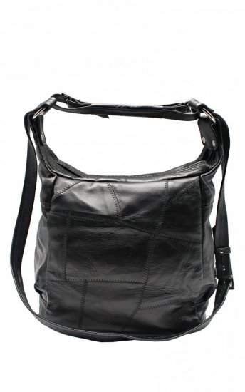 Dámská kožená kabelka IR černá 2