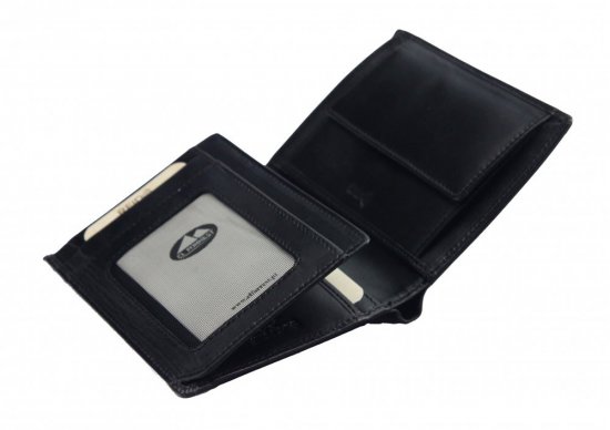 Pánska kožená peňaženka El Forrest 2861-67 RFID čierna 1