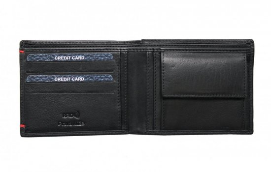 Pánska kožená peňaženka SG-27108 RFID čierna 2