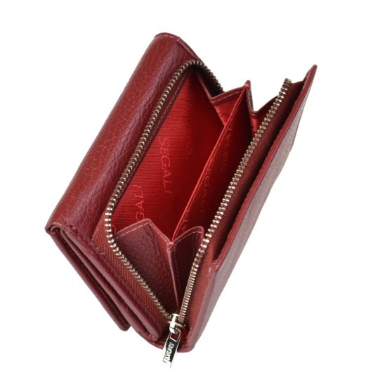 Dámská kožená peněženka SG-27106 B Bordó 4