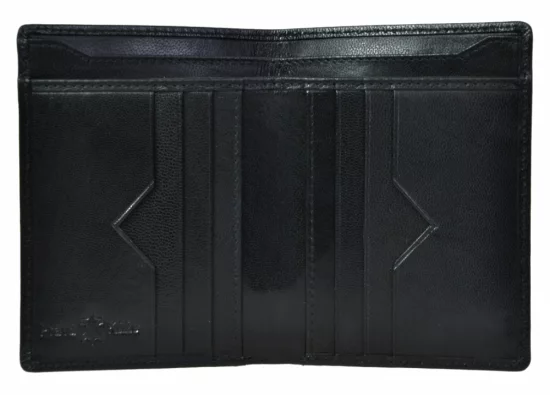 Pánska kožená peňaženka SG-27476 čierna 2