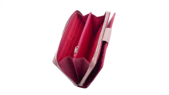 Dámska kožená peňaženka SG-27617 růžová 4