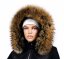 Fur trim on the hood - raccoon collar snowtop M 35/58 (70 cm) 1
