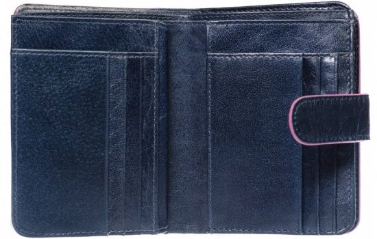 Dámská kožená peněženka 23323 modrá