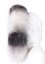 Kožešinový lem na kapuci - límec liška bluefrost white LB 21/2 (67 cm) 3