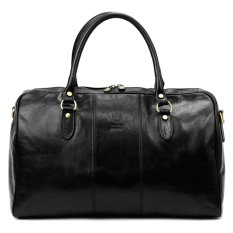 Kožená cestovní taška Gabriel černá