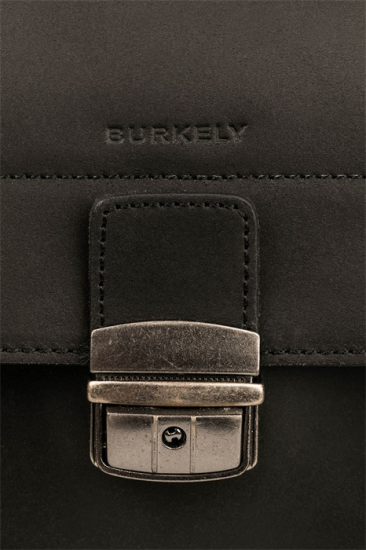 Kožená aktovka Burkely Bernard černá 7