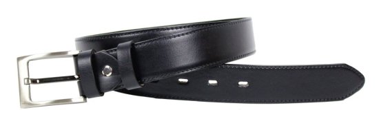Pánský kožený opasek 35-020-9 černý 1