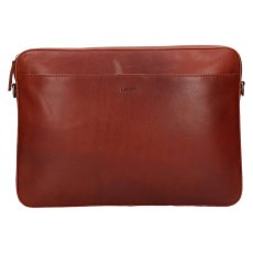Pánska kožená taška na notebook 212761 hnedá - predná strana