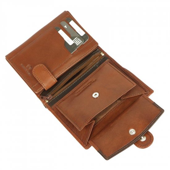 Pánska kožená peňaženka El Forrest 2507-21 RFID hnedá 4