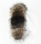 Exkluzivní kožešinový lem na kapuci - límec mývalovec  M 35/19 (70 cm)