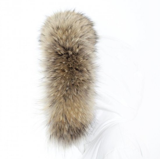 Kožušinový lem na kapucňu - golier medvedíkovec 100/12 (65 cm)