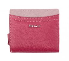 Dámska kožená peňaženka SG-27544B Viva Magenta/Cameo Rose