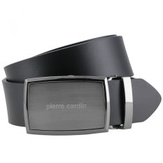 Pánsky kožený opasok Pierre Cardin 21070016 čierny