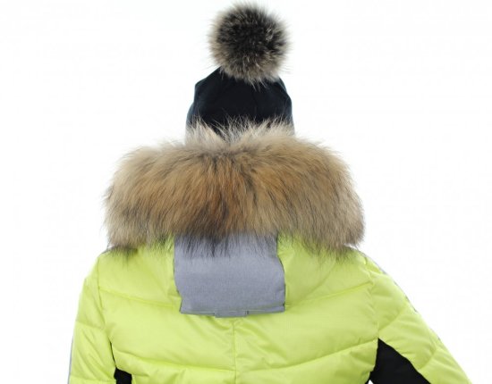 Kožešinový lem na kapuci - límec mývalovec M 40/1 (50-54 cm) 2
