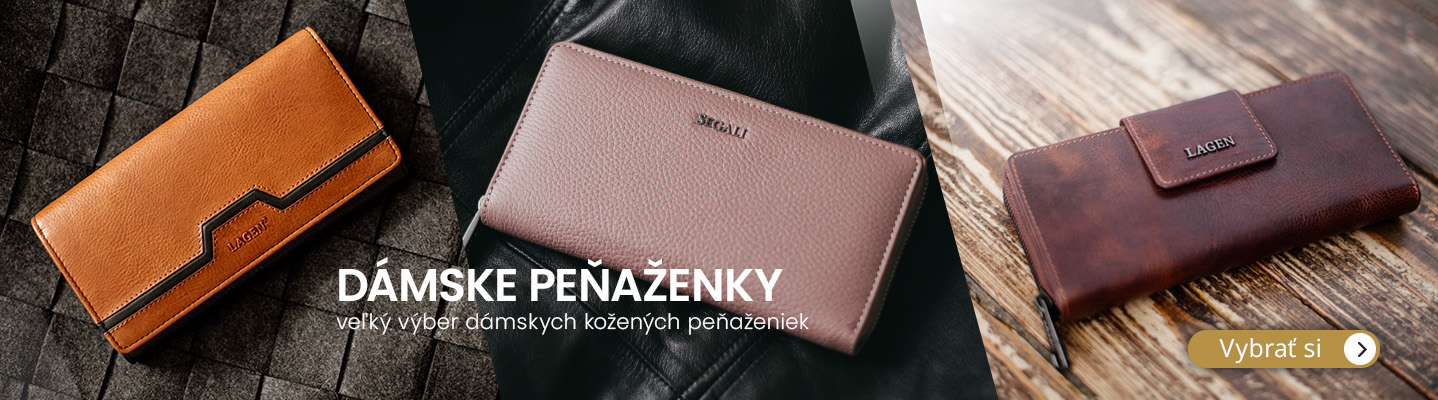 Dámske kožené peňaženky