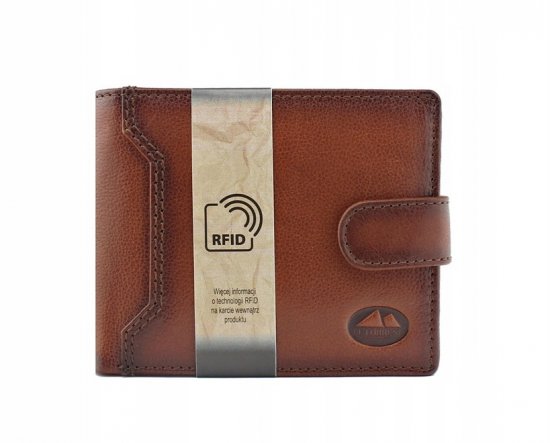 Pánska kožená peňaženka El Forrest 22400-29 RFID hnedá
