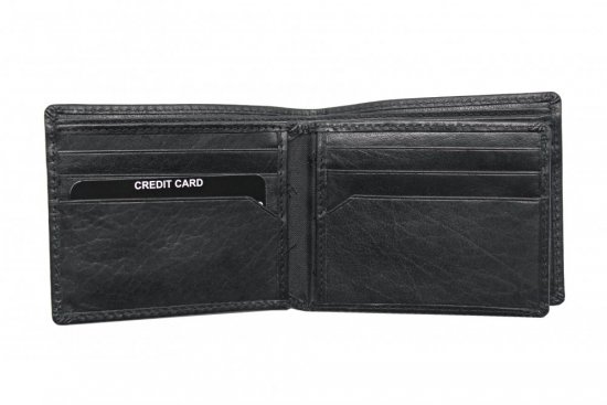 Pánska kožená peňaženka 21031 čierna 3