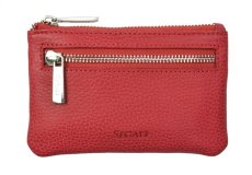 Kožená kľúčenka SG-27291 A červená