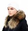 Fur trim on the hood - raccoon collar snowtop M 35/60 (70 cm)