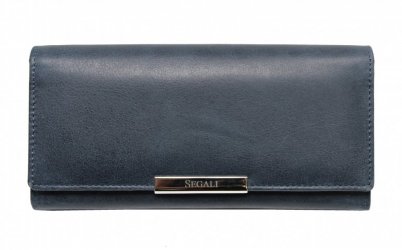 Dámska kožená peňaženka SG-27066 indigo