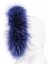 Kožušinový lem na kapucňu - golier medvedíkovec snowtop modrý M 27/5 (65 cm) 2