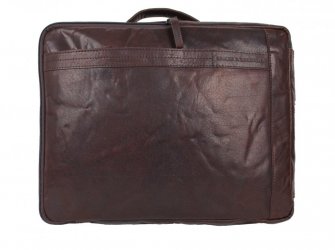 Pánska kožená taška na notebook - batoh SPIKES & SPARROW 9953001 tmavo hnedá