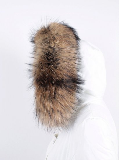 Exkluzívny kožušinový lem na kapucni - golier medvedíkovec  snowtop MX 35/3 (70 cm)