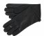 Dámské kožené rukavice RD černé - velikost: 24