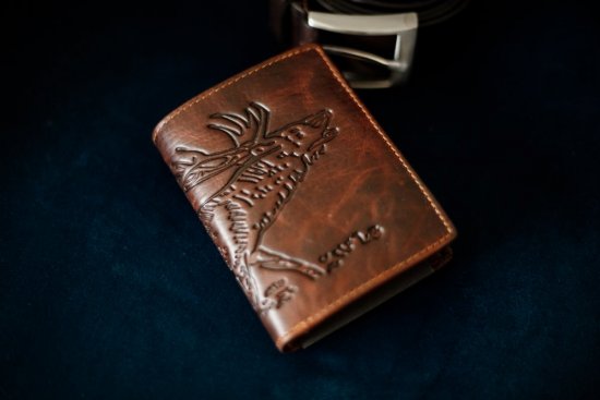 Pánska kožená peňaženka 219176/M jeleň - hnedá 7