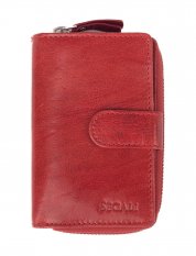Dámská kožená peněženka SG-21619 červená