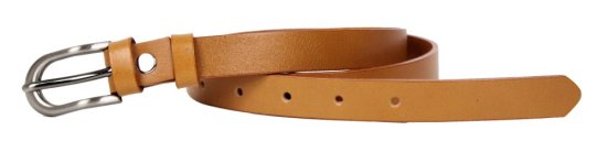 Dámský kožený opasek 2186-33 pískový 1