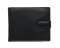 Pánska kožená peňaženka so zápinkou E-21036 čierna