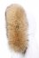 Fur trim on the hood - beige raccoon collar M 01/31 (75 cm) 2