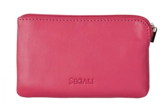 Kožená klíčenka SG-27289 růžová