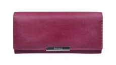 Dámská kožená peněženka SG-27066 fucsia