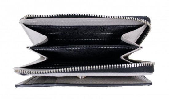 Dámska kožená peňaženka SG-27412 sivá 3