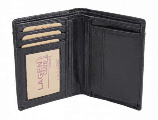 Pánska kožená peňaženka 29176 čierna 5