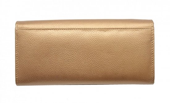 Dámská kožená peněženka SG-27066 zlatá