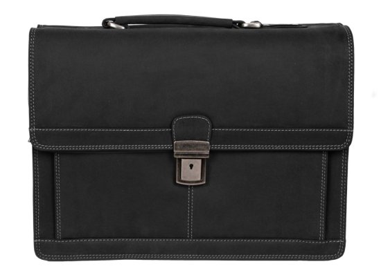 Pánská kožená aktovka LG-21881/H černá 