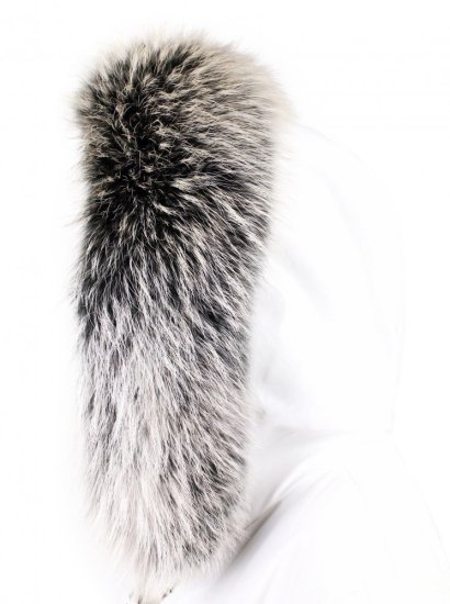 Kožušinový lem na kapucňu - golier medvedíkovec arctic snowtop M 31/3 (75 cm) 2