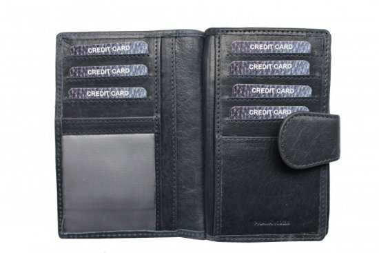 Dámská kožená peněženka SG-29023 A tmavě modrá