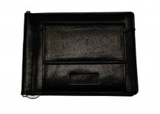 Kožená dolárovka W 22010 čierna