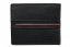 Pánska kožená peňaženka 22782 čierno červená - zadný pohľad